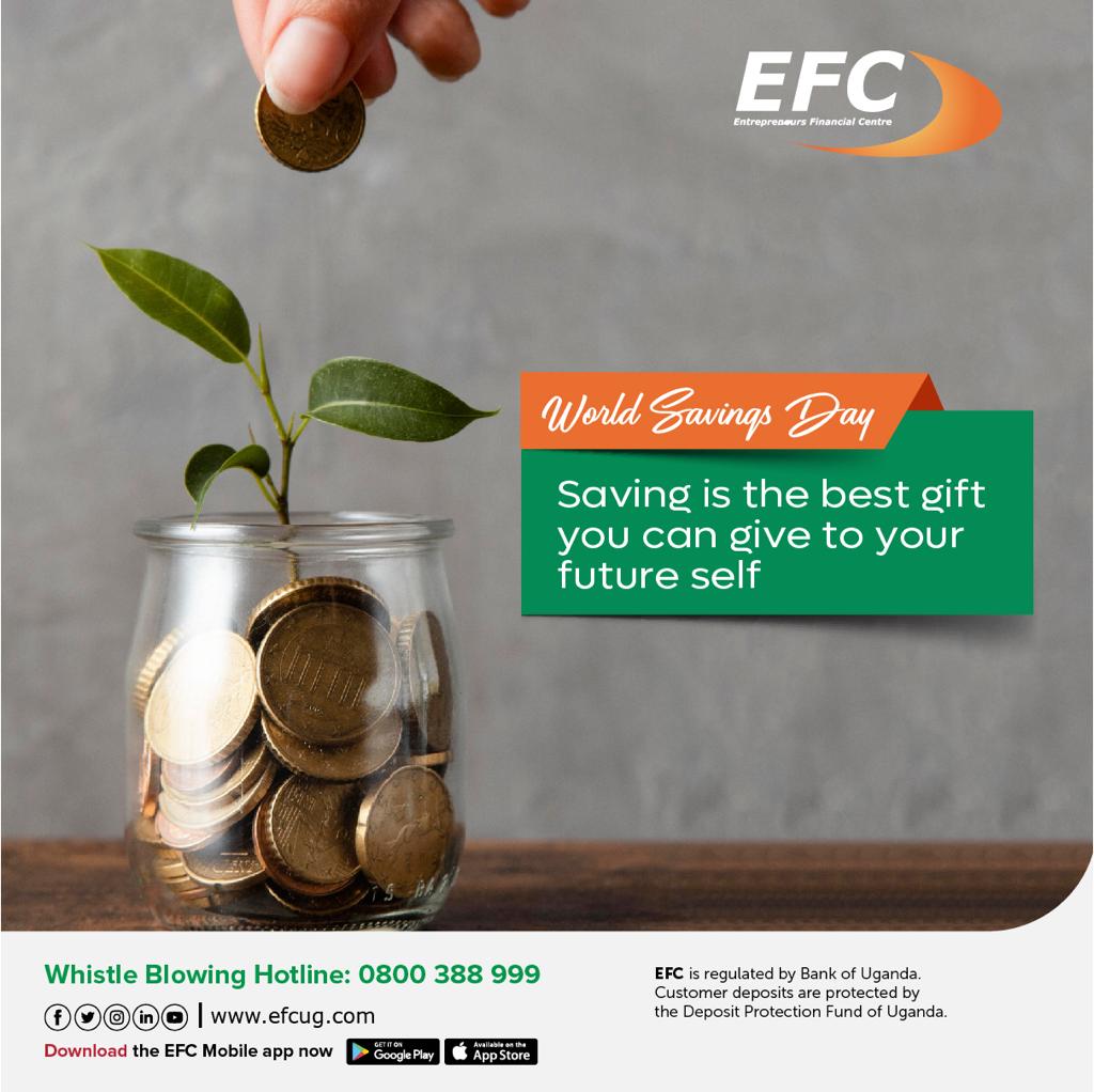 efcug_care's tweet photo. This is your sign to start saving for your future. #WorldSavingsDay2021 #GoFurtherWithEFC https://t.co/J4D0mdVGc0