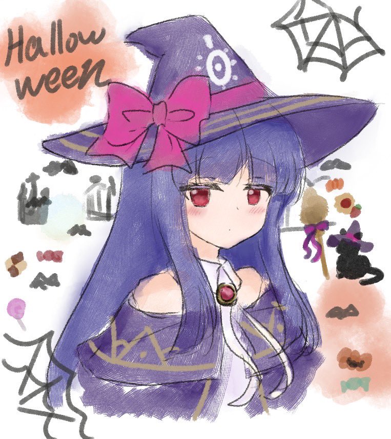 佐城雪美 「今日はハロウィンなので魔女雪美🐈‍⬛ 」|こくりみなのイラスト