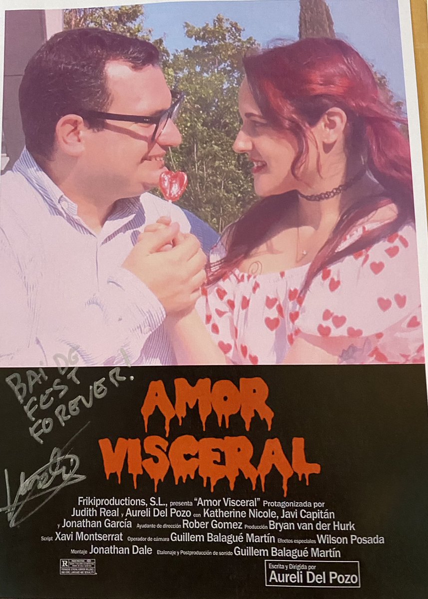 Aureli_DelPozo's tweet photo. AMOR VISCERAL en el @BaiDeFest #amorvisceral #cortometraje #baidefest #roses https://t.co/59gSPl9MrM