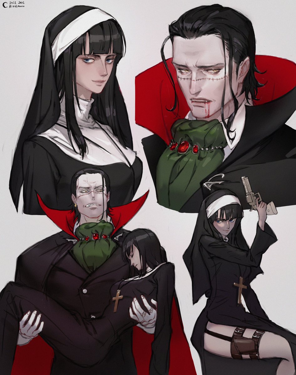 할로윈 기념 크로빈 
뱀파이어 X 수녀