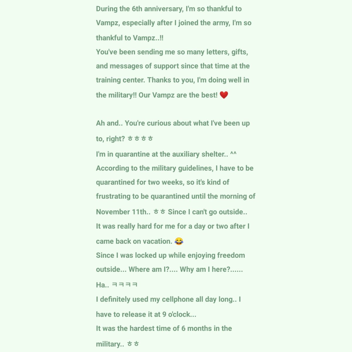 VAMPZ_PH's tweet photo. 20211031 Ace Fancafe Update

#vampz #VAV #브이에이브이 #VAVAce #Ace #Cause_I_Miss_You #보고싶어서 #6YearsWithVAV #6th_VAV_Anniversary #6YearsByYourSide_VAV @VAV_official @twt_VAV @VavCash 

~👑 https://t.co/ZfepICyOe6