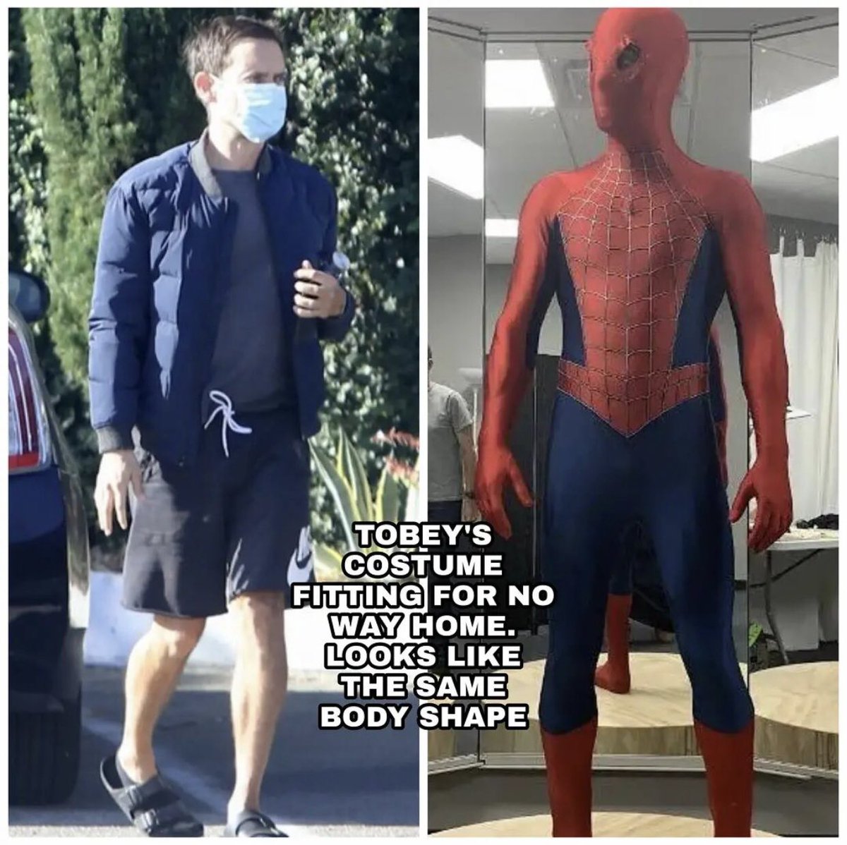 tobey_maguire2's tweet photo. First look at Tobey Maguire with Spider-Man’s suit.
OMG😭♥️
#TobeyMaguire #SpiderMan #SpiderManNoWayHome https://t.co/SRSzE3bDG2