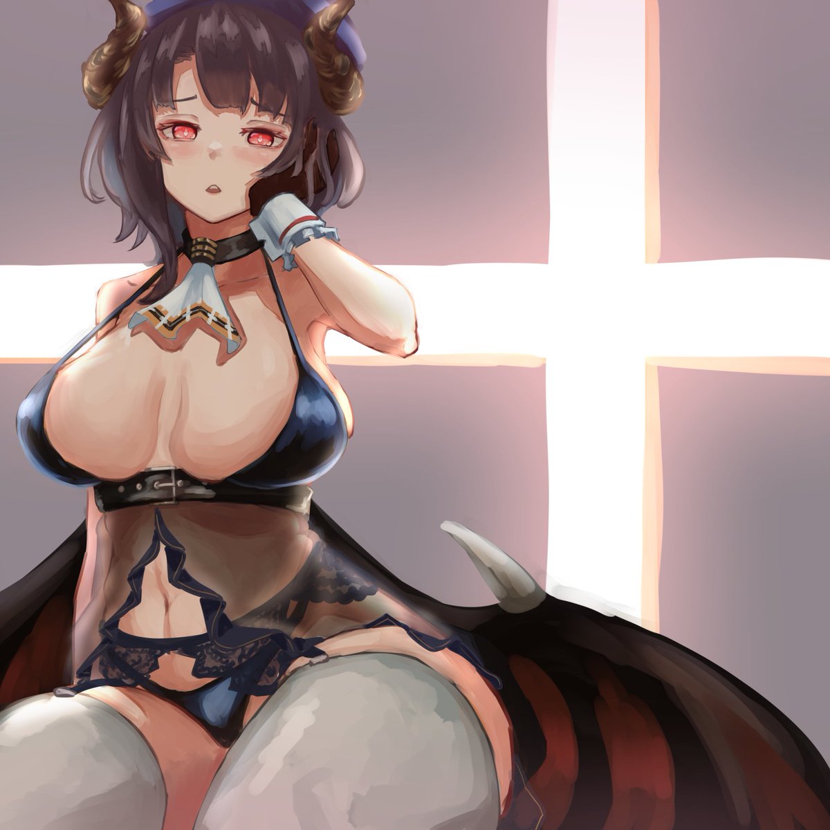 高雄(艦隊これくしょん) 「ハロウィン小悪魔コス高雄さん
#艦これ #高雄 」|Pandaのイラスト