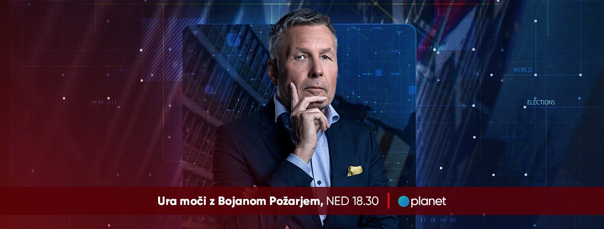 BojanPozar's tweet photo. ➡️ Danes 18.30 #UraMoči @PlanetTV
- Zakaj @sarecmarjan zares napada @IgorZorcic?
- Intervju z @APivec. Od afere #SRIPT do Krasa in Izole, prek @stranka_DeSUS in @MKGP_RS do @NasaDezela. Pogovor, kjer odkrito pove, da se vidi tudi kot predsednica @vladaRS
#kjerjeBojanjetudiPožar https://t.co/qU2tvYSTOS