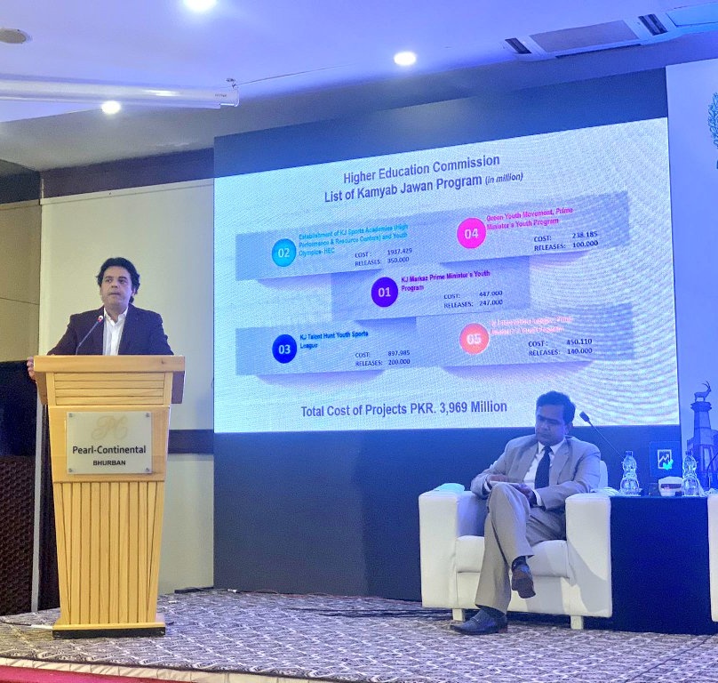 nishatriaz's tweet photo. Sports for all is a new initiative that @hecpkofficial offers through universities across Pakistan.
Glad to see physical health &amp; sports being discussed and supported.
More scholarships &amp; grants available for students to avail 🎾⛹️‍♀️🏄‍♀️🏌️
#PakUKEducationGateway
#AllPakVCsConference https://t.co/qvkJXAxVvA