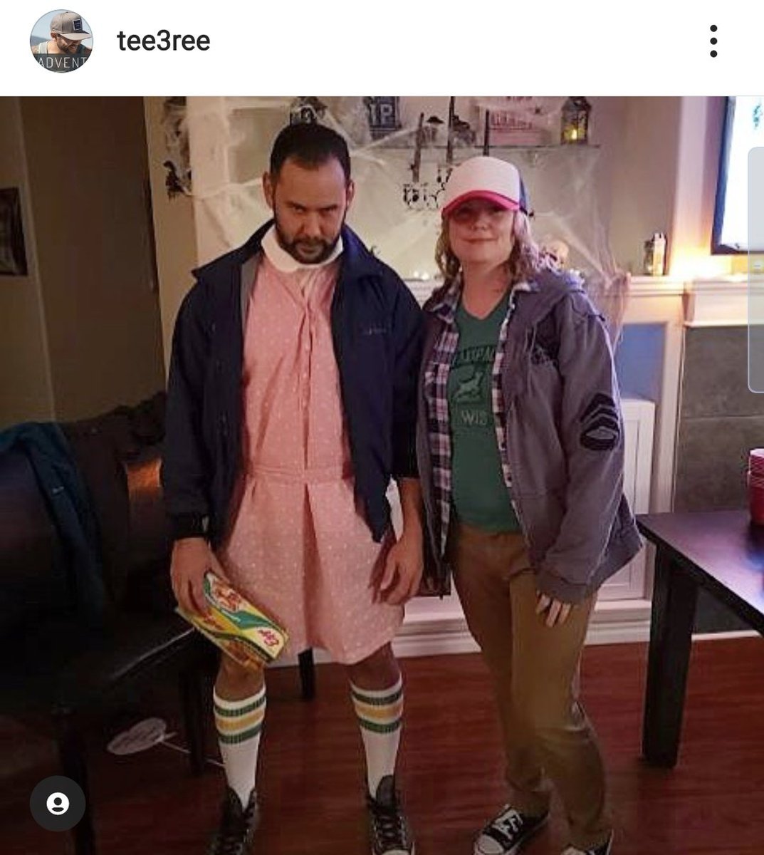 Tee3ree's tweet photo. Some good Halloween years. 

#NapoleonDynamite #Napoleon #Pedro #WaynesWorld #BodyBreak #HalJohnson #JoanneMcLeod #StrangerThings #Eleven #Dustin https://t.co/AOsyq44dFw