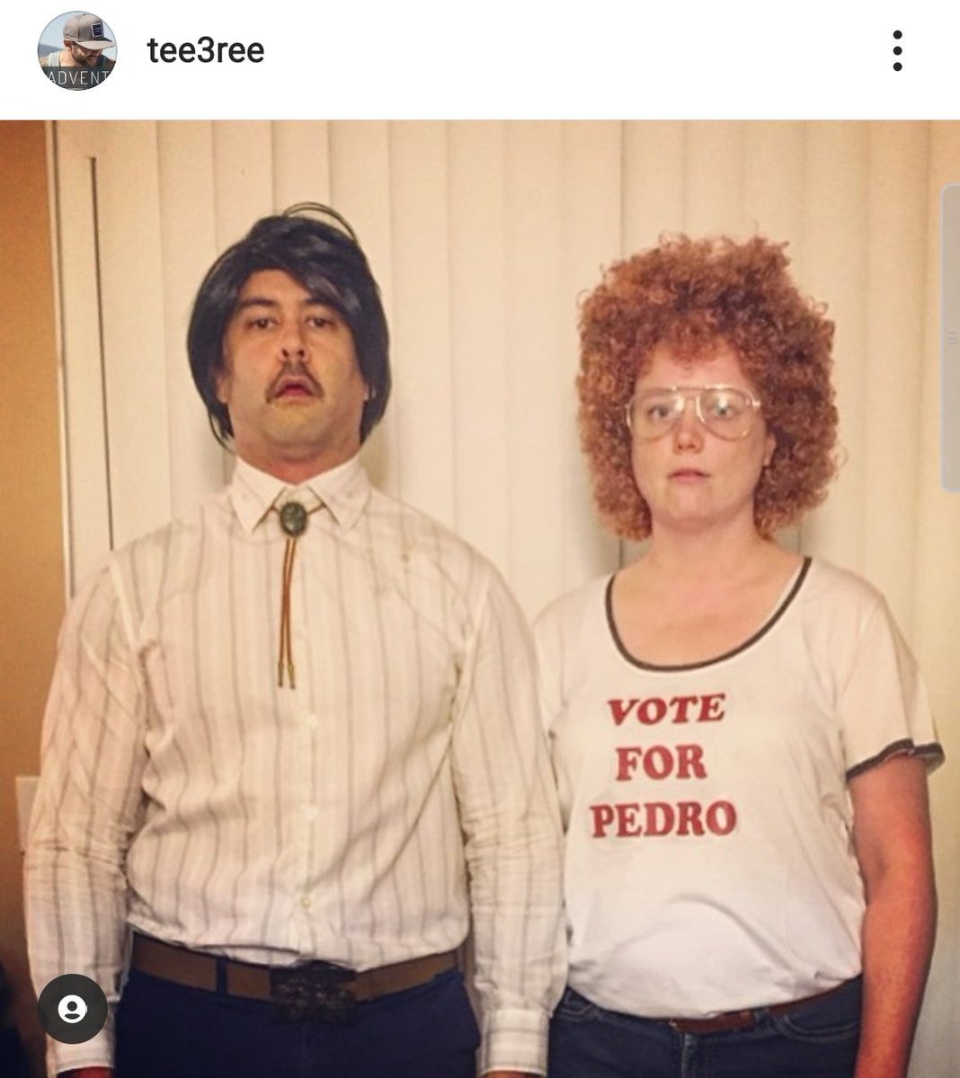 Tee3ree's tweet photo. Some good Halloween years. 

#NapoleonDynamite #Napoleon #Pedro #WaynesWorld #BodyBreak #HalJohnson #JoanneMcLeod #StrangerThings #Eleven #Dustin https://t.co/AOsyq44dFw
