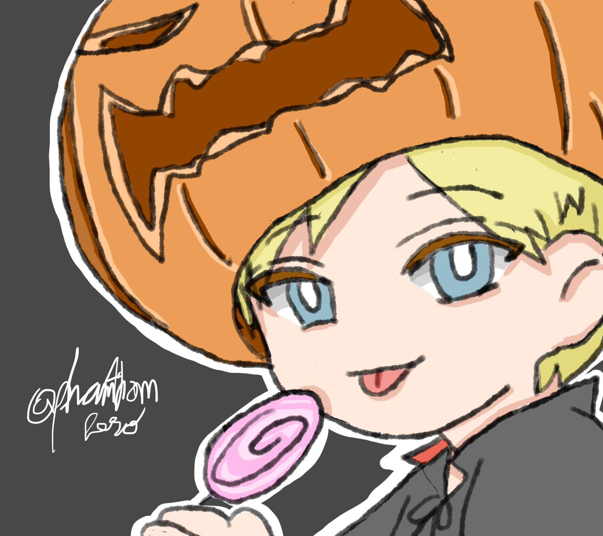P_hantomhero's tweet photo. " Happy Halloween 🎃 "

" อือ ฮึ มีแต่ Treat or Treat หรืออยากโดนผมหลอกกันล่ะ~ "

" Villainy wears many masks, none so dangerous as the mask of virtue 🦇🕸️🎃 " https://t.co/hZLJE91wjw