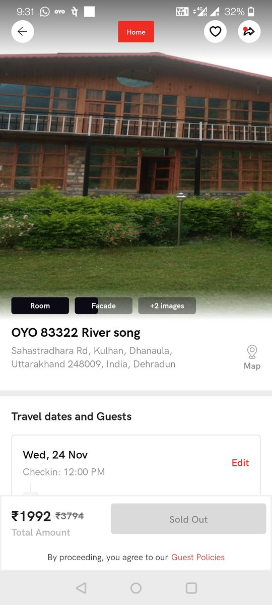 RanjiniSkr's tweet image. 4. They refuse to refund because 'They have now confirmed the location and it is right' but weren't of help when I actually was at the location and wanted to find the hotel and this is the only reference pic of the hotel I had. Couldn't find a hotel like this! #oyofraud
@OYO4U