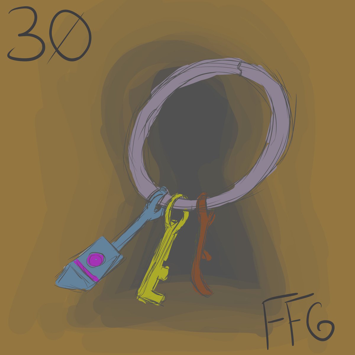 FloralFoxDraws's tweet photo. Prompt 30: Key

You can come across a lot of miscellaneous items when adventuring ruins, even discarded keys. Not many has a corresponding lock found, or vice versa, but the thrill of excitement of finding a working key to a lock is an exciting thrill.

#inventober https://t.co/gIGyBsA2gg