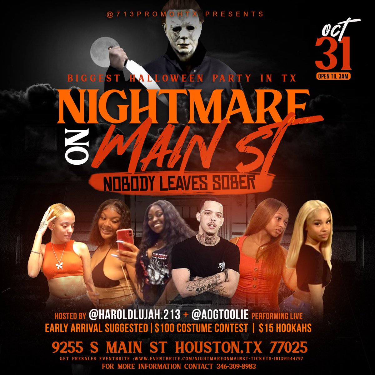 TxSu_turnup's tweet photo. #NightmareOnMainSt 🔥🔥🔥🔥🔥
Nobody leave sober X Open til 3am 
9255 S Main St Houston Tx 77025 📍 

All Sections Sold Out ‼️‼️‼️‼️‼️

#TxSu22 #TxSu23 #TxSu20 #TxSu19 #TxSu21 #TxSu24 #TxSu25 #pvamu24  #TxSu #Pv20 #PV https://t.co/JI3KBazQRv