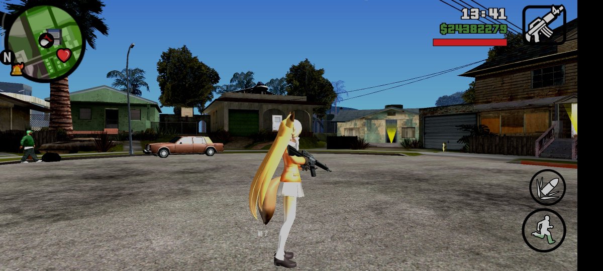 Beginning_SAGA's tweet photo. 久しぶりに、GTASAのMODとキャラクタースキンを変更してみました(`・ω・´)ゞ
リマスターも出るということで毎週日曜にGTASAのMODやスキンを紹介して行きたいと思います(òωó)ゝ
#GTASA #GTASAMOD
#けものフレンズ #キタキツネ https://t.co/ngsynyDLhF