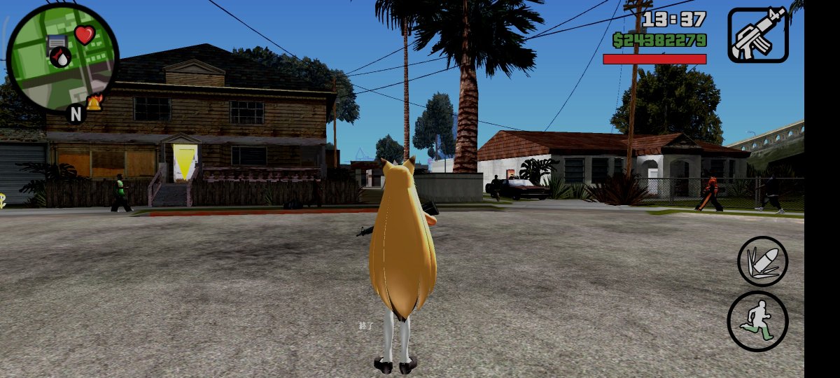 Beginning_SAGA's tweet photo. 久しぶりに、GTASAのMODとキャラクタースキンを変更してみました(`・ω・´)ゞ
リマスターも出るということで毎週日曜にGTASAのMODやスキンを紹介して行きたいと思います(òωó)ゝ
#GTASA #GTASAMOD
#けものフレンズ #キタキツネ https://t.co/ngsynyDLhF