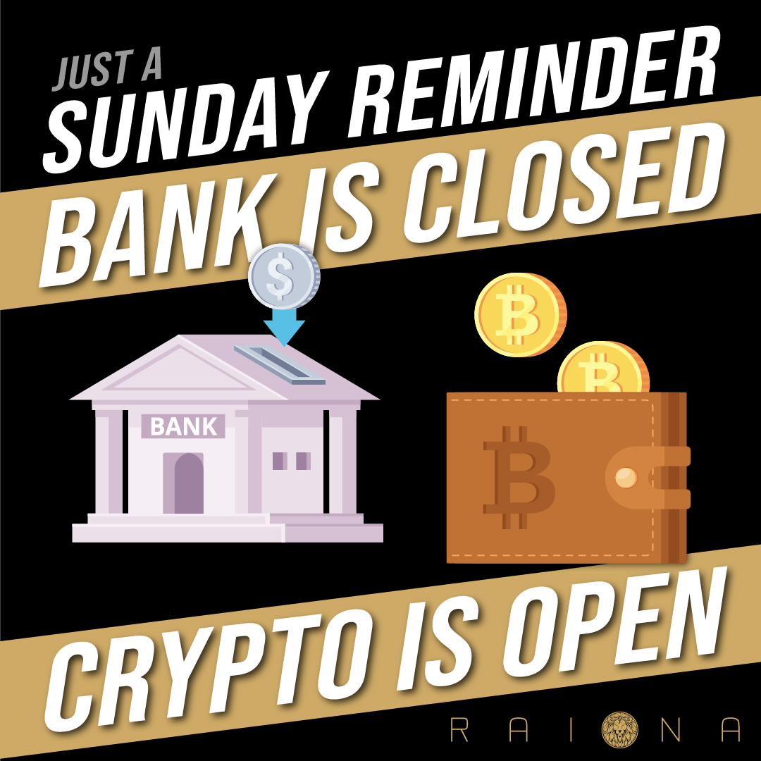 RaionaCrypto's tweet image. Happy Sunday Everyone🤠
#UnbankYourself #InvestInCrypto
#FinancialFreedom #financialindependence 
Sign up for a free account! 
raionadigitalassets.com/system/user/si…