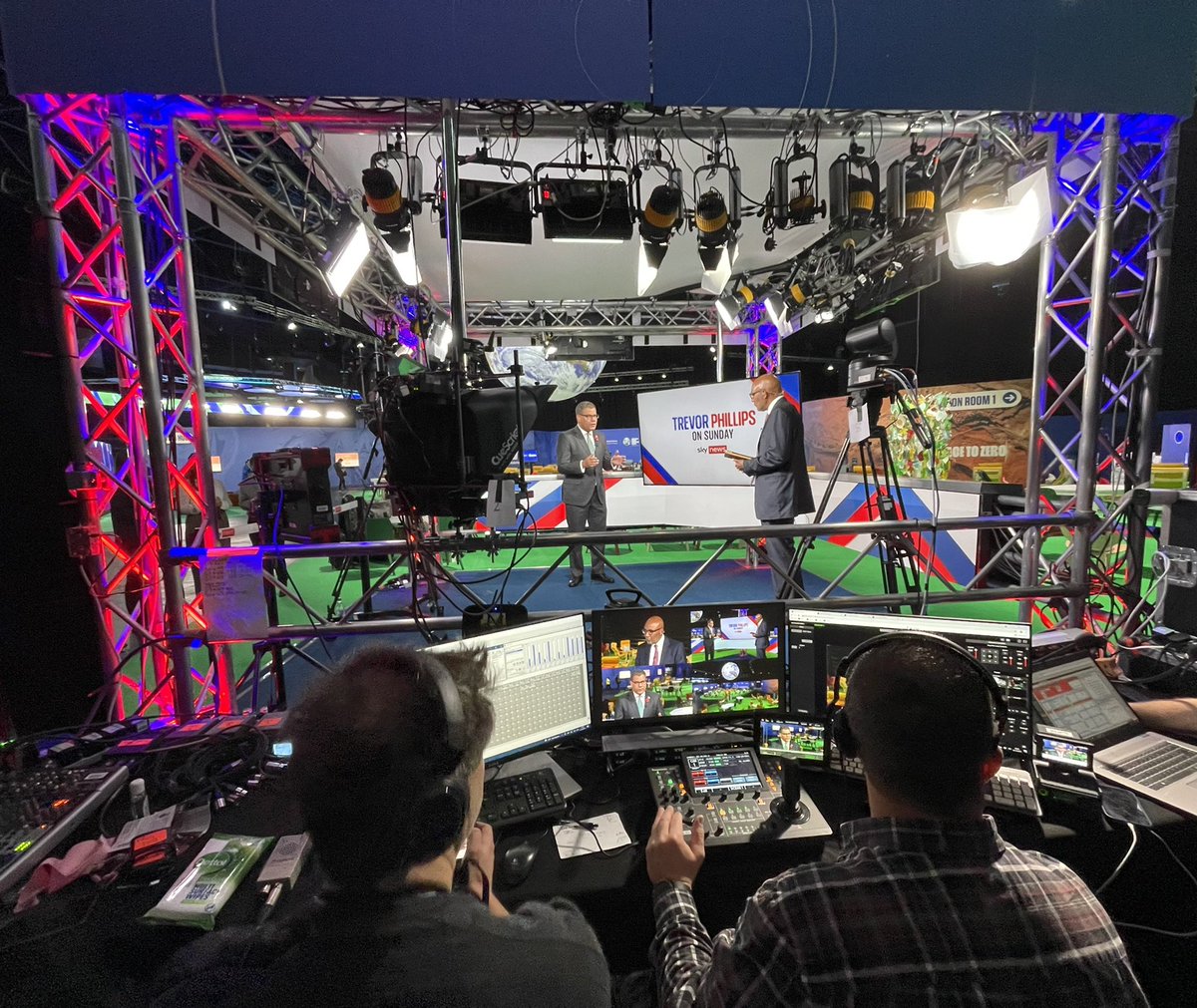 Inaugural <a href="/SkyNews/">Sky News</a> lives from #COP26, kicking off with @RidgeOnSunday
