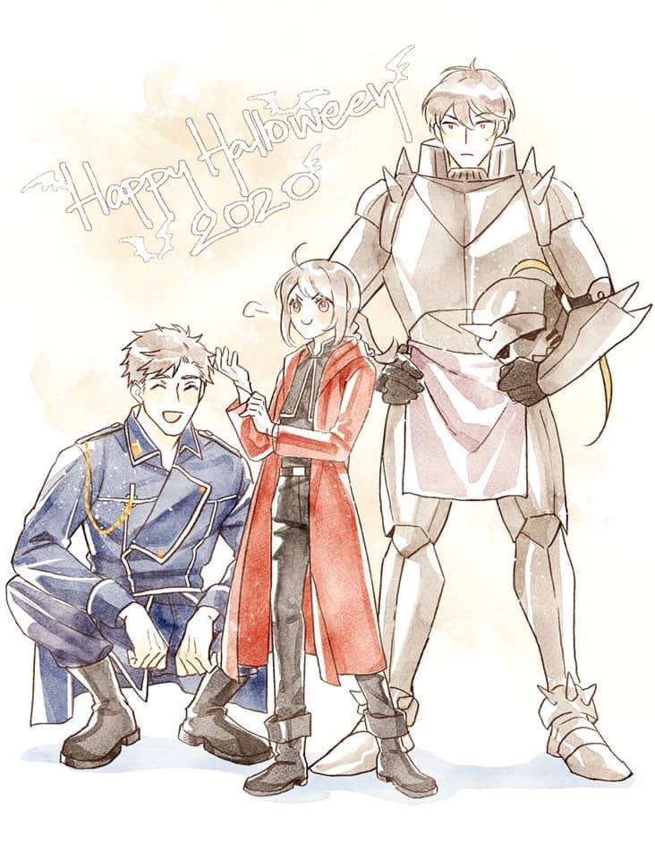 TE_Hidaka's tweet photo. #รีรัน #รียูสชุด Happy Halloween 🎃🕸👻

(มิกิจังต้องหากางเกงใหม่เพราะตัวยืด ผมก็นั่งเลาะชายเสื้อคลุมให้ลูก เอาลงมาอีกหน่อย ส่วนเจ้ามิตสึเกราะปริ--)
.
(cms @.Tatsuya_yk )
. https://t.co/e6G713j10p