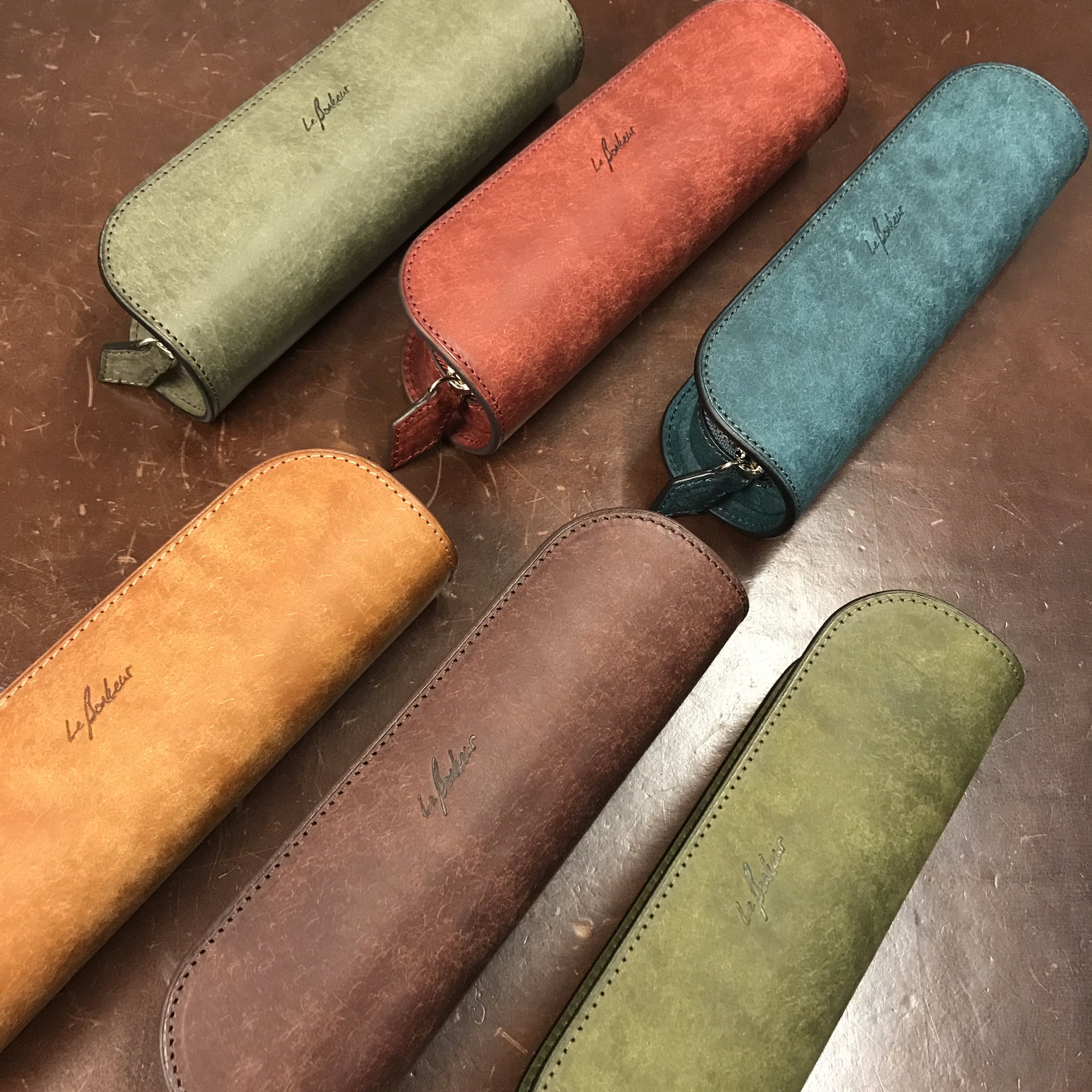 限定品】ルボナー デブペンケース プエブロレザー コニャック - その他 限定品】ルボナー デブペンケース プエブロレザー コニャック - その他