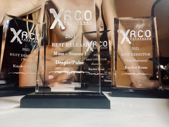 Thanks @XRCOAwards for awarding me Best Director for Web, Feature, and Non Feature, as well as Best Release<a class="tags" href="/tag/xrcoawards">@xrcoawards</a>