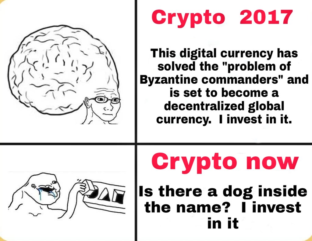 MISS_Maryam2's tweet photo. What do you think about investing in #Memecoins?
#cryptocurrecy 
#shit_coin https://t.co/yAuCiVYIfB