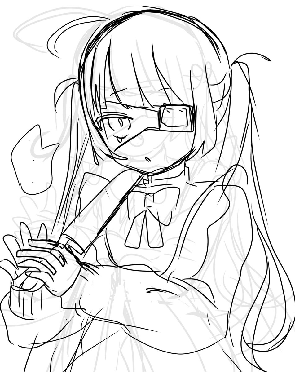 ここら辺描きたい構図なんだけどなんか見た感じパッとしないのよねえ 