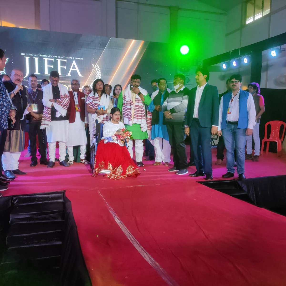 vijay_dutt's tweet photo. 2nd Day at #JIFFA with honorable @hafizulhasan001 sir, @maji_mahua @SethSanjayMP and our Jharkhand international Film festival team
Welcome to you all on Today's award ceremony 🙏🌹🙏 https://t.co/aylg4lIgXu