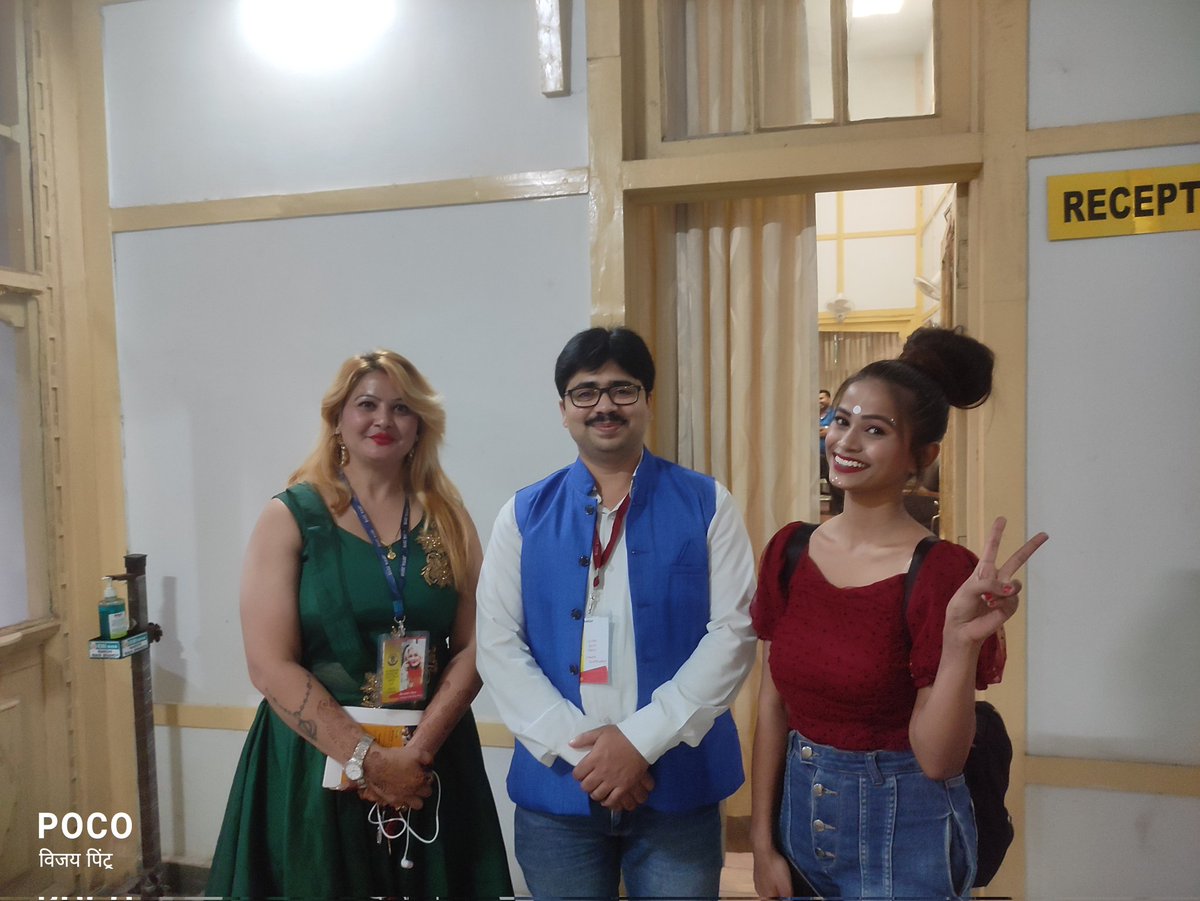 vijay_dutt's tweet photo. 2nd Day at #JIFFA with honorable @hafizulhasan001 sir, @maji_mahua @SethSanjayMP and our Jharkhand international Film festival team
Welcome to you all on Today's award ceremony 🙏🌹🙏 https://t.co/aylg4lIgXu