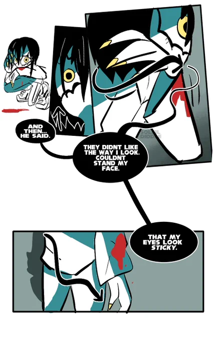 sticky eyes 