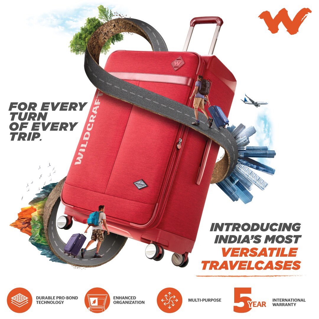 wildcrafttweet's tweet photo. Turns or twists, come what may, let nothing stop you. #AsVersatileAsYou
#ReadyForAnything #VersatileTravelcases #WildcraftTravelcases #EngineeredForOutdoors #Backpackers #EmbraceOutdoors #HelloMountains #HelloOutdoors #MyWeekendGetaway #WildcraftWilding #Travel #Outdoors #Nature https://t.co/tbQBqdemC9