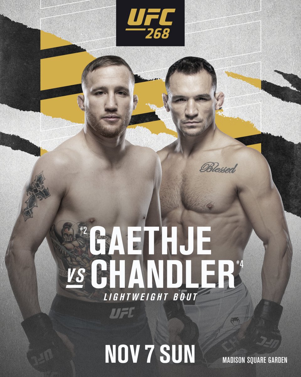 FROM 🏝️ TO 🗽 WE GO!!!

💥#UFC268 IN A WEEK!💥