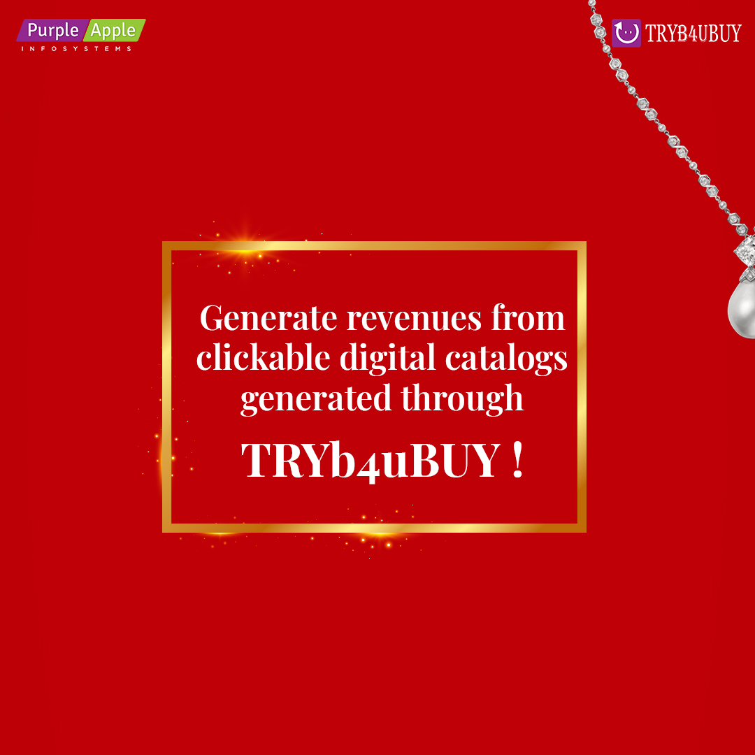 Know your customers, they prefer digital world.
#jewellerycare
#pearls
#augmentedreality
#VirtualTryJewellery
#Tryjewellery
#Tryon
#Purpleappleinfo
#purpleapple
#TRYb4uBUY
