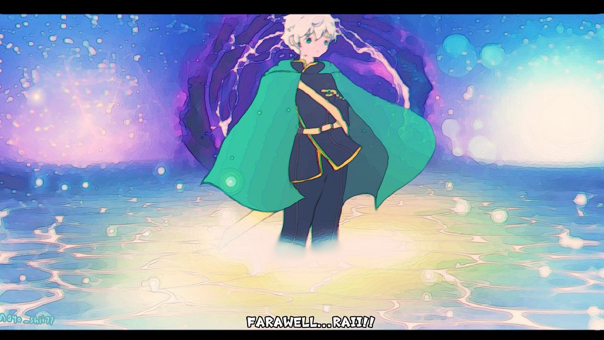 Nazuuryo_'s tweet photo. Raii... T^T
I hope we can meet again in another time or place! Goodluck!!! Raii!! π﹏π
#Kuraiden #RaidenArt https://t.co/vHjrY7tJWs