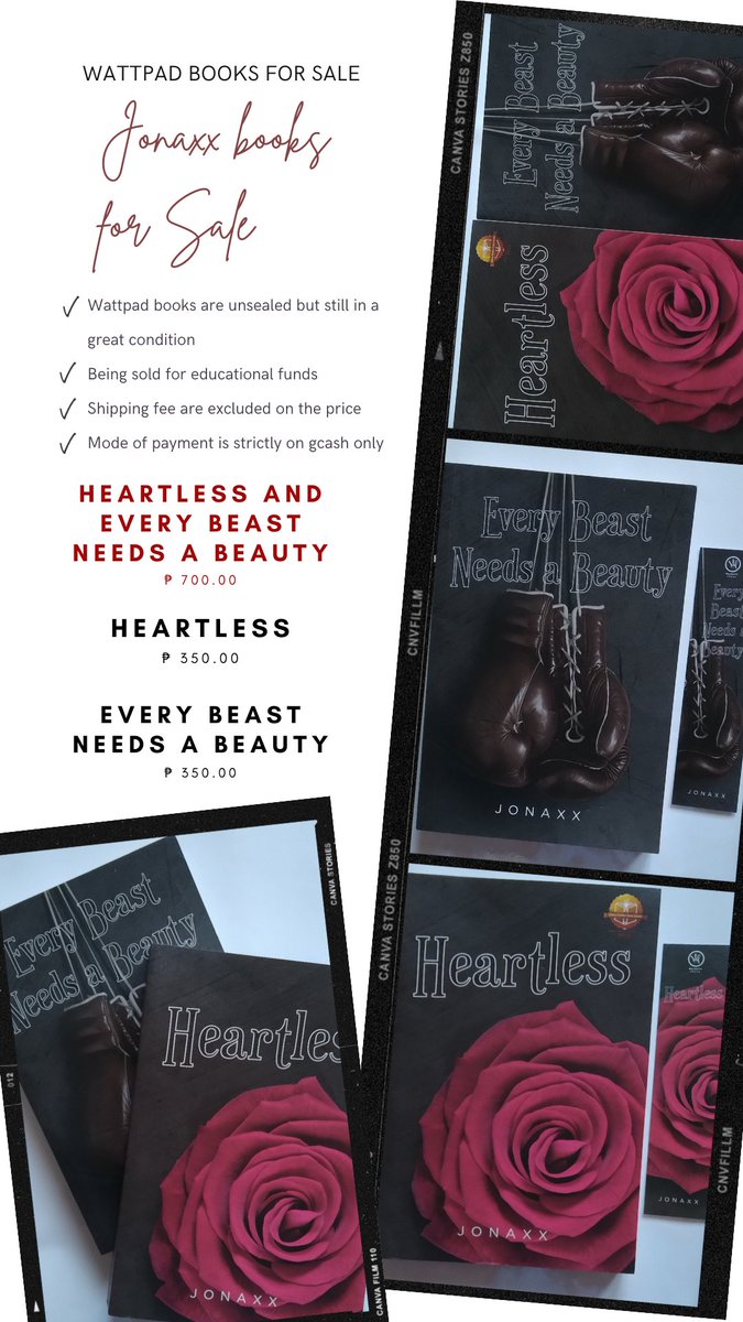 siariego's tweet photo. Wattpad Books for Sale!

• Brand bew but unsealed
• In a great condition
• Being sold for educational funds
• Mode of payments is strictly on Gcash only https://t.co/WFu6VZ0bXl