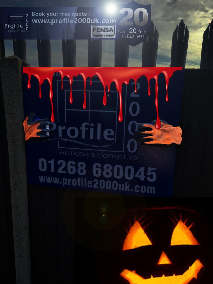 Happy Halloween! 🙄🎃🎃🎃

Free quote at : profile2000uk.com

✅Over 20 Years In Business
✅⭐⭐⭐⭐⭐TrustaTrader-Google-FB
✅Stay safe folks🙏❤