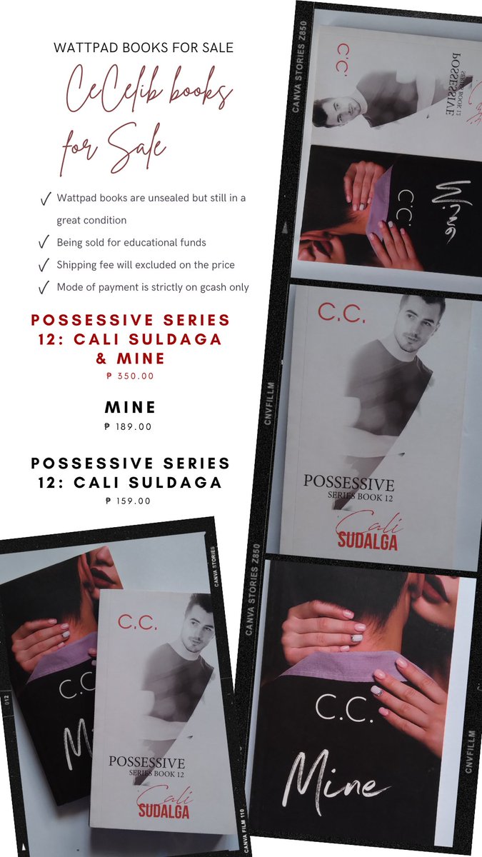 siariego's tweet photo. Wattpad Books for Sale!

• Brand bew but unsealed
• In a great condition
• Being sold for educational funds
• Mode of payments is strictly on Gcash only https://t.co/WFu6VZ0bXl