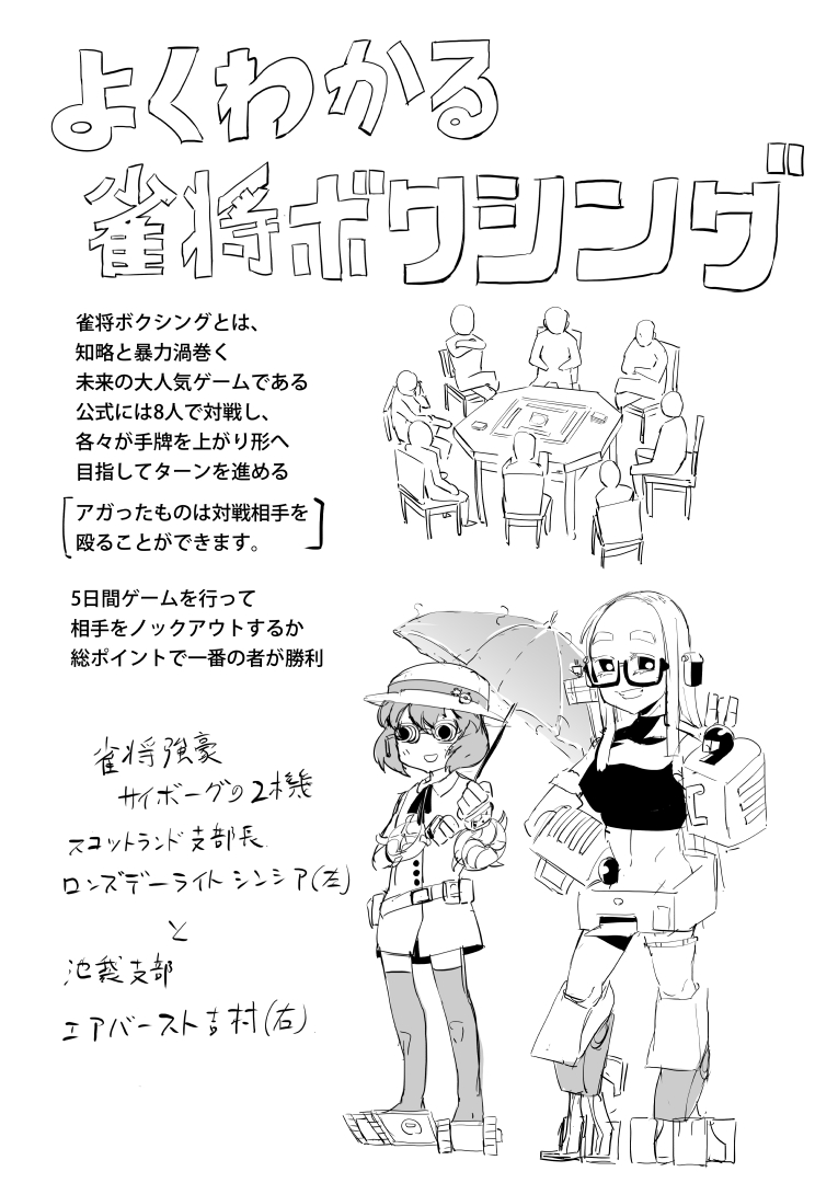更新されてますよ!最近読んだマンガに影響されたとかされてないとか……
マシーナリーともコミック:雀将ボクシング風雲編|マシーナリーとも子|pixivFANBOX https://t.co/mm4o5VtTOB 