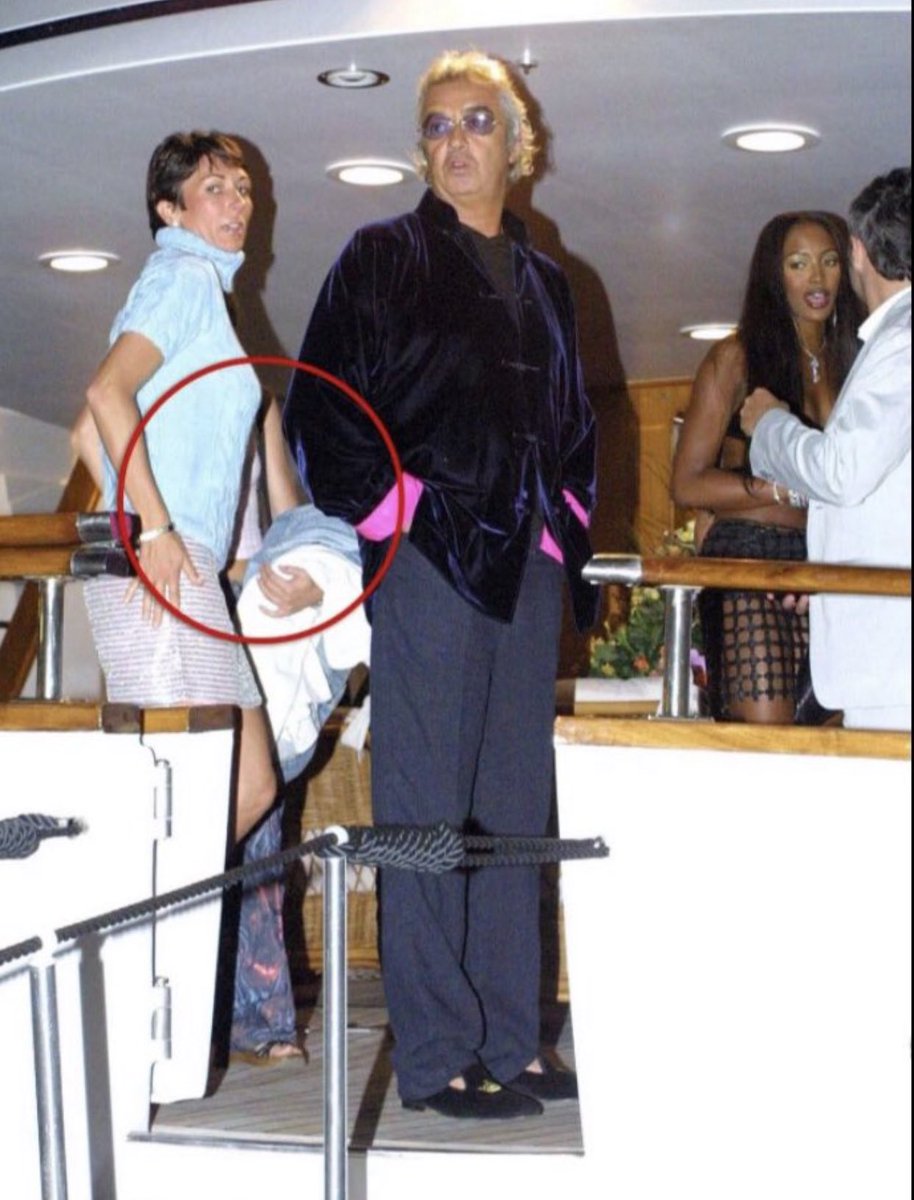 laurenbani's tweet photo. To give some perspective, these photos of #GhislaineMaxwell with #VirginiaGiuffre were taken in London around the same time Virginia was photographed with Prince Andrew at Ghislaine’s home in London.

Looks like a normal adult party, but with a definite CHILD (minor) attending. https://t.co/Cgz0nzc34K
