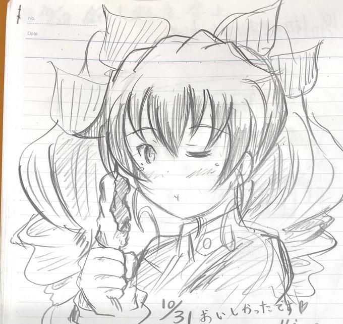 ウスヤさんでなんか描くのが見たいと言われたので5分間ドロしてきました 