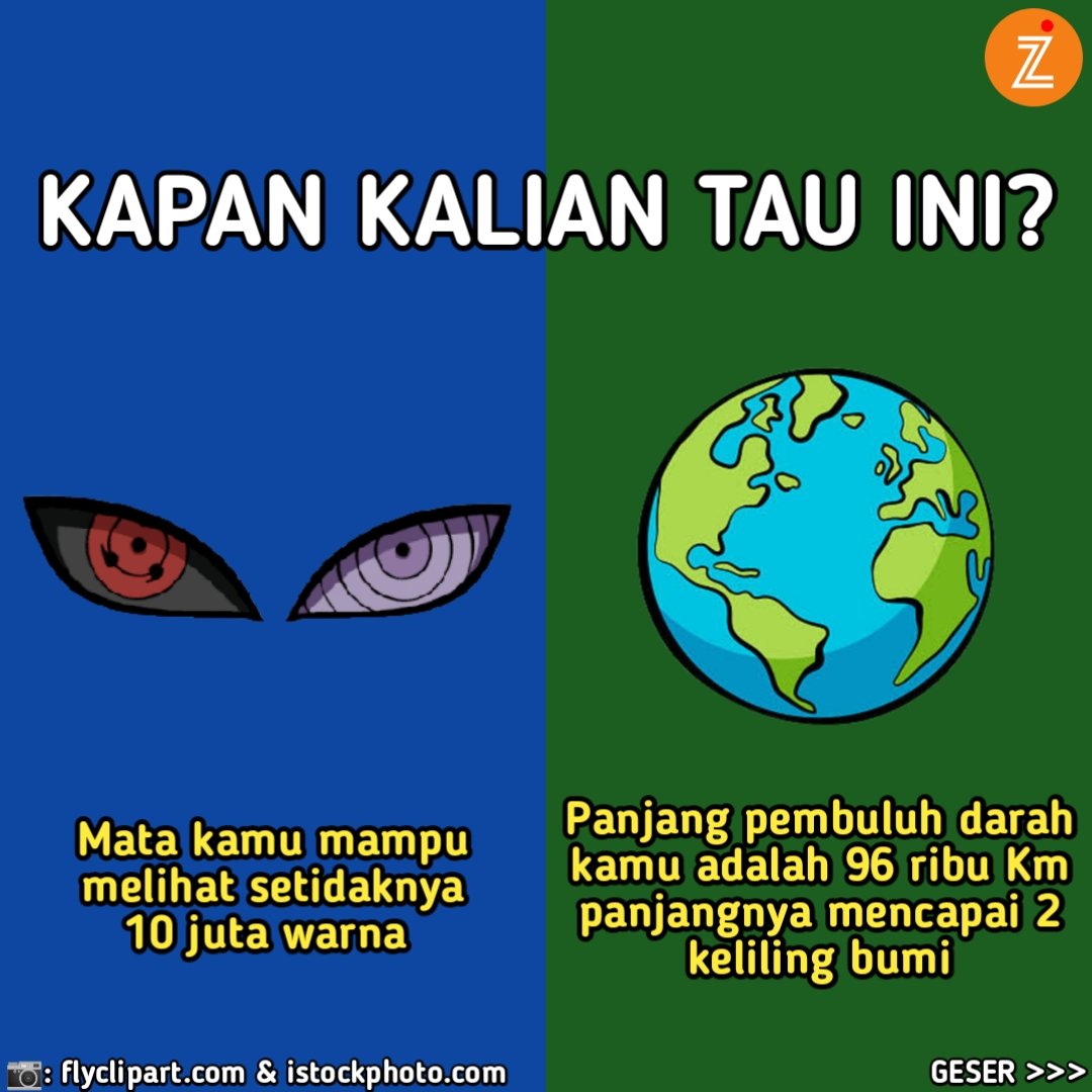 Infozoneid's tweet photo. Kapan kalian tau semua ini?
.
IG: @/aslifakta
.
#faktamenarik #faktamenarikindonesia #faktaunikdunia #faktaunikindonesia #faktaunik #faktadunia #faktajarangdiketahui #faktabumi #faktakesehatan #faktatubuh #fakta #infozone #infozoneid #infozonedotid https://t.co/RV8qIGPPum