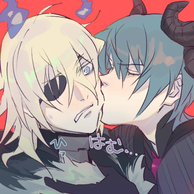 ディミギのサクカ描こう思ってたのにハロウィンになったレトディミ🎃🎶 