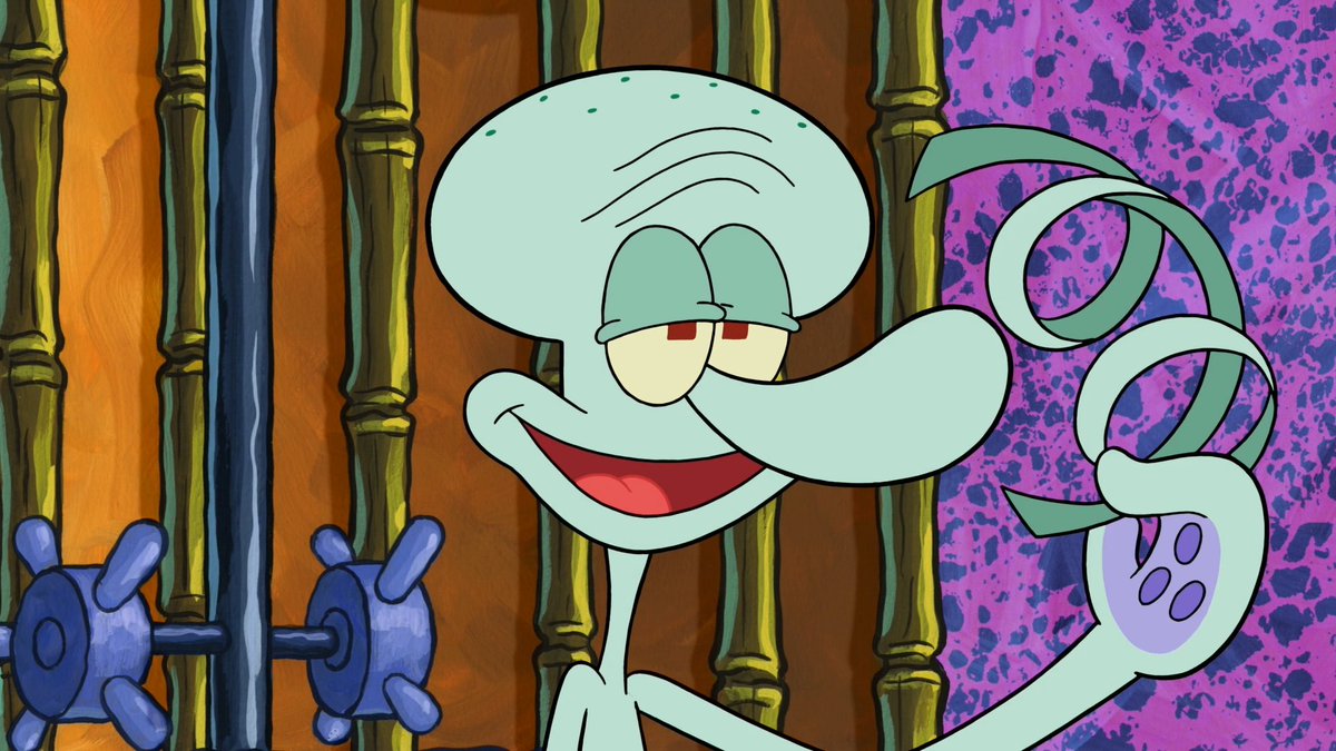 Yo can we talk about Squidward for one second, you know this dude's a ...