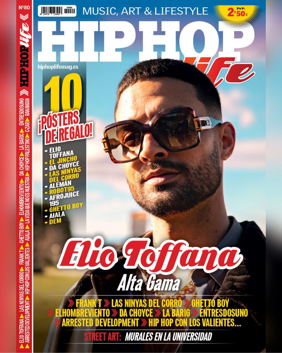 hhlxpress's tweet photo. #ElioToffana @FranklinTshimin @ninyasdelcorro #GhettoX @elhombreviento_  #DaChoice #LaBarig la plataforma @entresdosunocom y más están incluidos en nuestra nueva #HHL80, ya en las calles. ¡Ve por la tuya! https://t.co/CTSzbX5iax