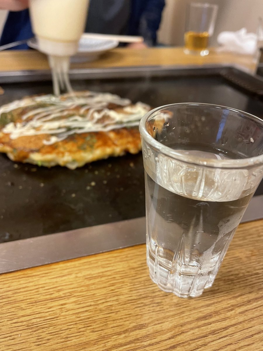 DejuLankert's tweet photo. もんじゃ屋での昼飲みは投票日のルーチンなのです。 https://t.co/TH5UGqhpgM