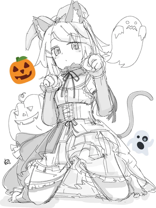 ハロハロウィン🎃👻🧟‍♀️🧟‍♂️🧙‍♀️

‌  ∠ \ 
  |  \
   ∠ニニニ>
    ( ・∀・)
   /~~ハ丶つ┓_ /✨
   / OO |  🎃 - 
  `～uu′ ‾‾ \✨
#ハロウィン #鏡音リン 