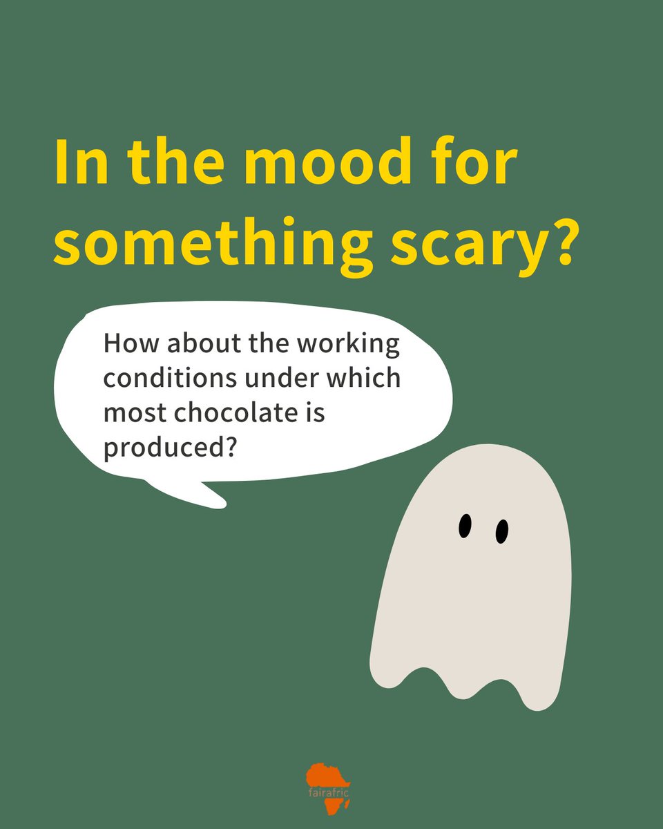 In the mood for something scary? How about the working conditions under which most chocolate is produced? 🤔 #chocolaterevolution