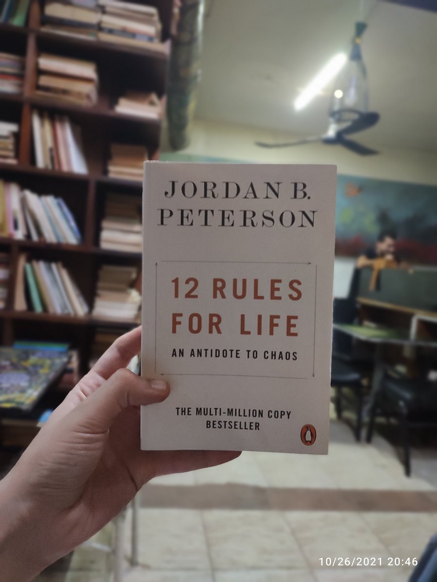 MostafaMakkiah's tweet photo. #12rulesforlife @jordanbpeterson https://t.co/szp8yaWWiJ
