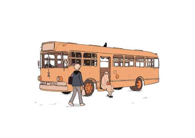 #廃バスに住む 