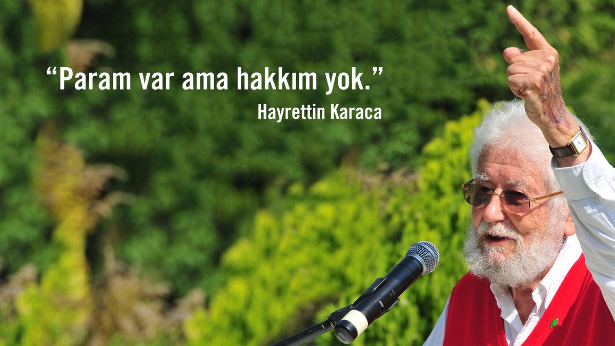 Bugün Dünya Tasarruf Günü 🌎

“Param var ama hakkım yok” diyen Toprak Dedemiz Hayrettin Karaca’yı bir kez daha saygı ve büyük bir özlemle anıyoruz. 🙏🏼

 #DünyaTasarrufGünü #tasarruf #gıda #elektrik #su #yaşam #gelecek #HayrettinKaraca