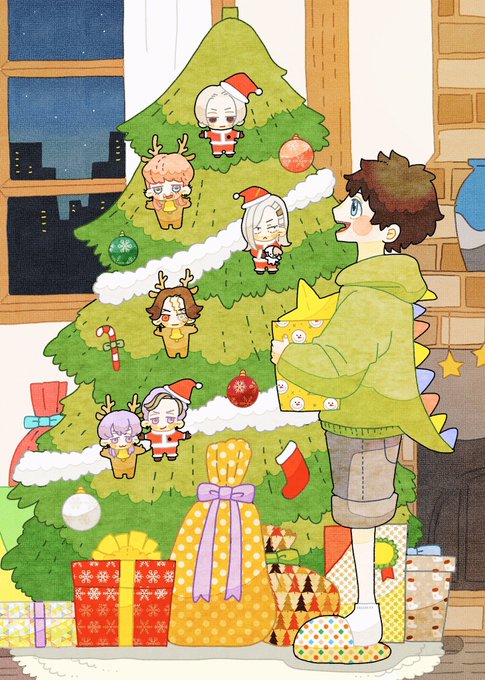気の速いクリスマス。
ショタみっちと梵天ツリー。
あとでマイキーと一緒にお星様を飾る…⭐️ 