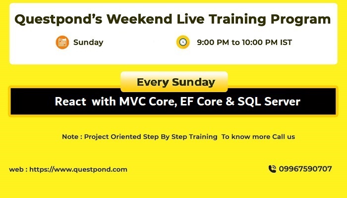 questpond's tweet photo. 📣 Today's training is dedicated to "𝗖𝘂𝘀𝘁𝗼𝗺 𝗛𝗼𝗼𝗸𝘀" &amp; "𝗨𝗻𝗶𝘁 𝗧𝗲𝘀𝘁𝗶𝗻𝗴" advanced concepts in React, join us @ sharp 9:00 PM IST. @shiv_koirala 

👉 Avail weekend training access from - https://t.co/7Ox2qjrKoT

Happy Learning......!!!

#ReactJS #Reacttraining https://t.co/KeZpQ0l4Ib