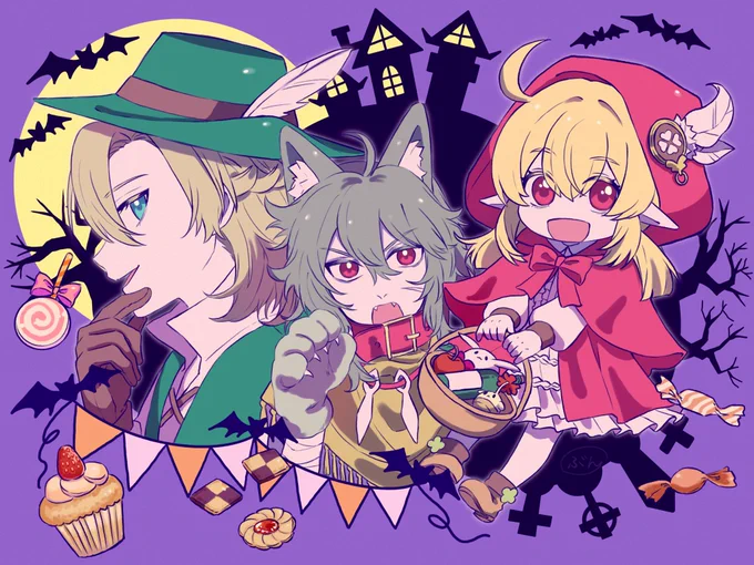 👻ハッピーハロウィン👻
#klee #razor #Albedo 